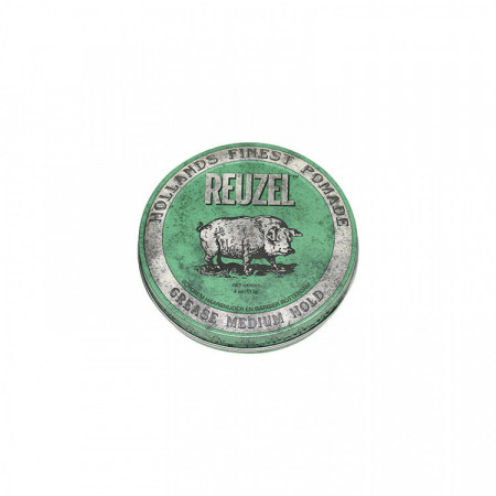 Cire pour cheveux fixation moyenne - Green grease pomade 113g