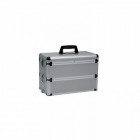 Valise en aluminium 3 étages avec roulettes