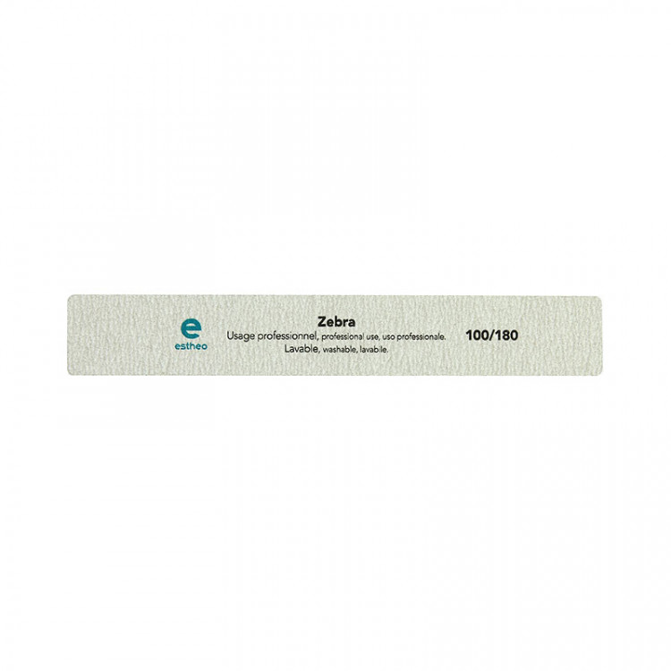 Lime à ongles rectangulaire 100-180 Zébra