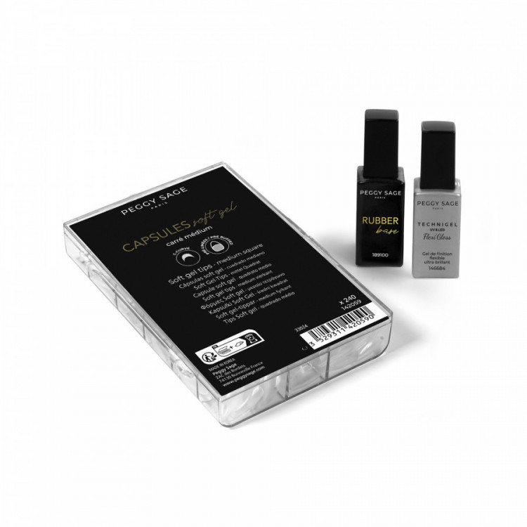 Kit technique américaine - Carré médium (base & gloss)