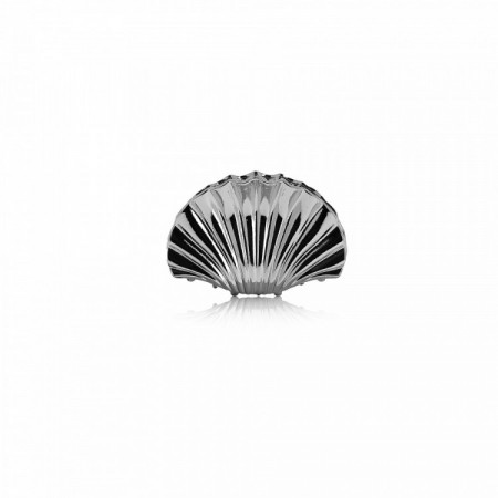Pince cheveux forme coquillage argent