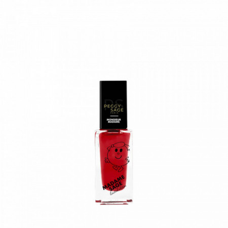 Vernis à ongles Madame Sage - rouge intense, élégant, séchage rapide