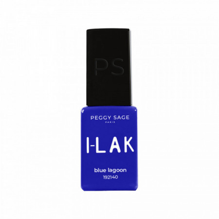 Vernis semi-permanent I-LAK - blue lagoon - tenue longue durée, brillance intense