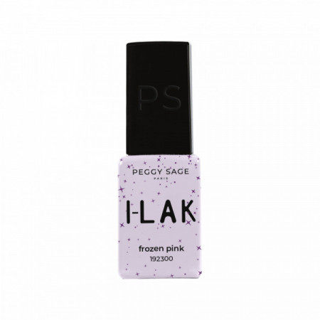 Vernis semi-permanent I-LAK - frozen pink - brillance, tenue 3 semaines