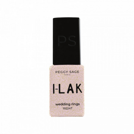 Vernis semi-permanent I-LAK - wedding rings - tenue 3 semaines, brillance nude