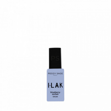 Vernis semi-permanent I-LAK – couleur Blueberry Sorbet, tenue longue durée