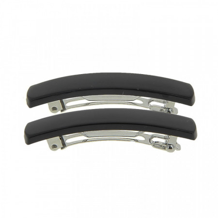 Barrettes 5 cm Noir x2