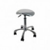 Tabouret de coiffure ergonomique Ergo Stool - Silver chrome