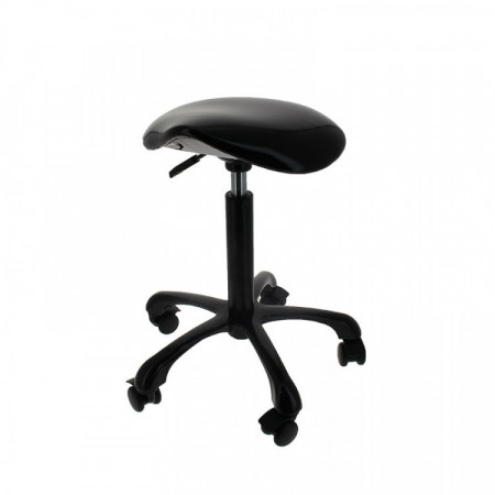 Tabouret de coiffure ergonomique Ergo Stool - Glossy black