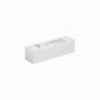 Ponce bloc pour ongles Blanc