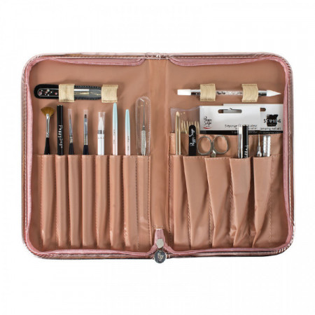 Trousse pinceaux Rose Gold