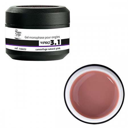 Gel de construction 3 en 1 Pro 3.1 Camouflage natural pink 15g