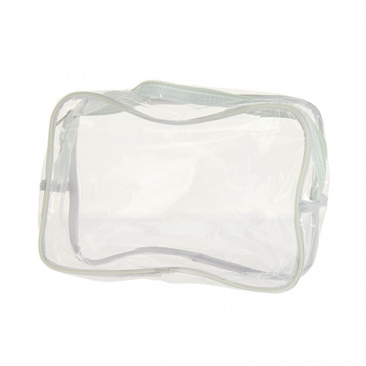 Trousse transparente PVC Blanc