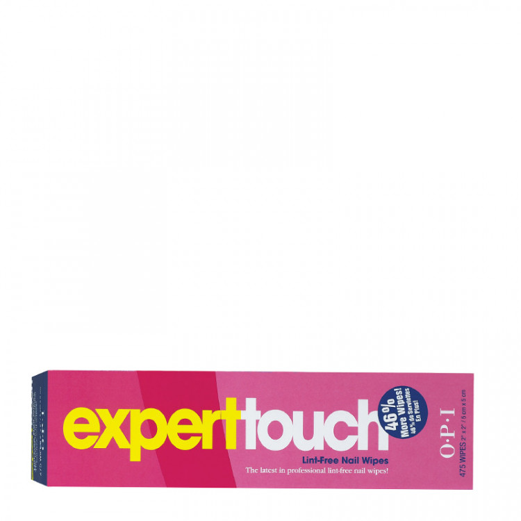 Lingette sans tissu ouaté Expert touch nail wipes x475