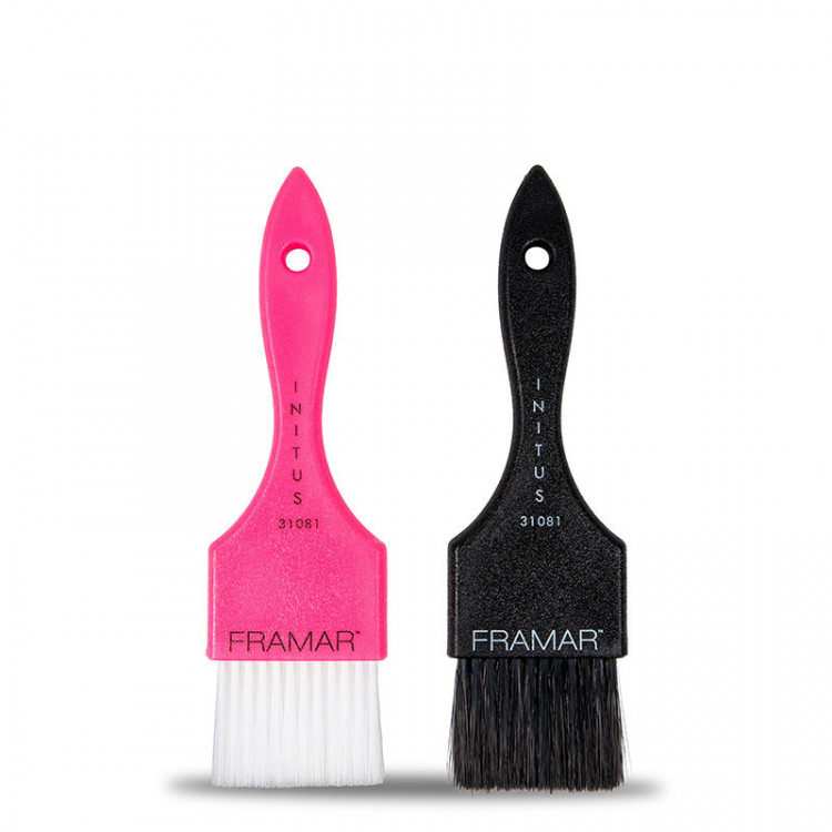 Lot de 2 pinceaux Power painter Noir & Rose