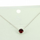 Collier Siam orné de cristaux Swarovski Rouge