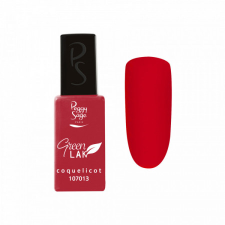 Vernis longue tenue Green LAK - Coquelicot