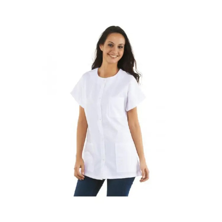 Tunique blanche avec boutons taille XS-S 34-36