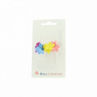 Set de 4 barrettes fleurs