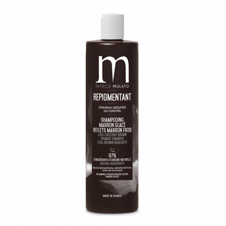 Shampoing Repigmentant Marron glacé - reflets marron froid