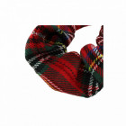 Chouchou tartan Rouge