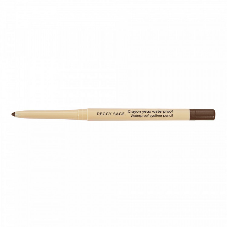 Crayon yeux rétractable waterproof brun - tracé précis, tenue longue durée