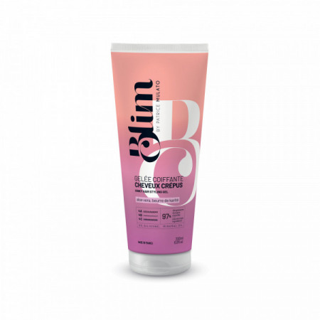 Gelée cheveux crépus - hydratation, définition, contrôle des frisottis