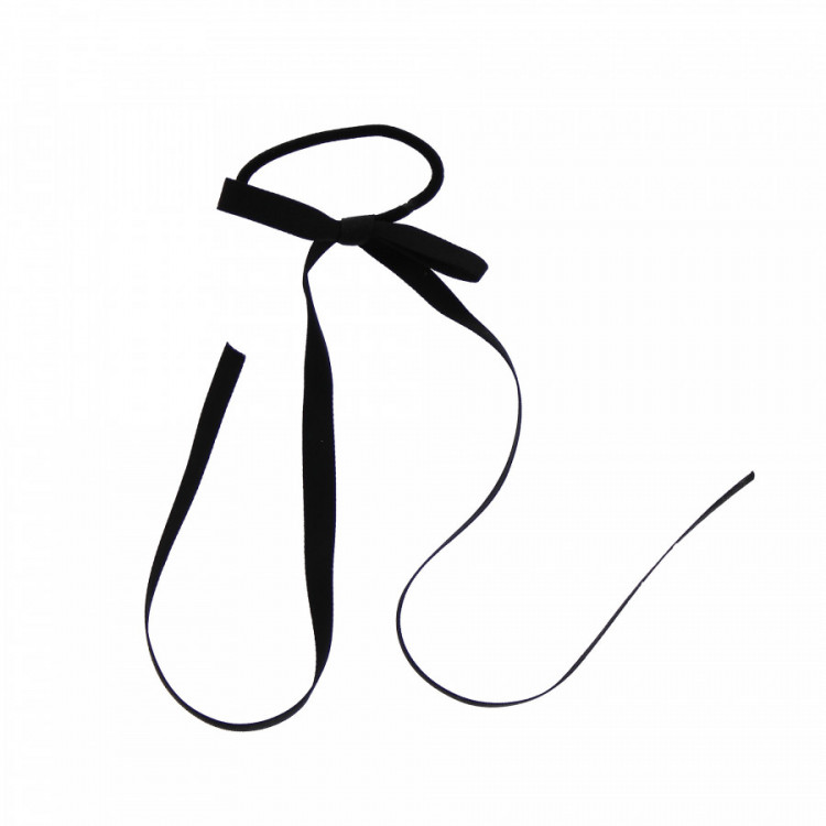 Lot de 4 élastiques avec n?ud Noir