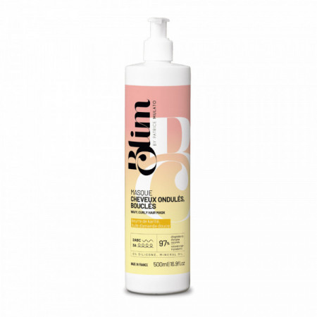 Masque cheveux ondulés, bouclés - nutrition, brillance, protection