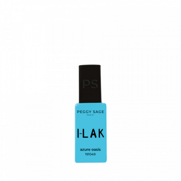 Vernis semi-permanent I-LAK - couleur Azure oasis, tenue longue durée