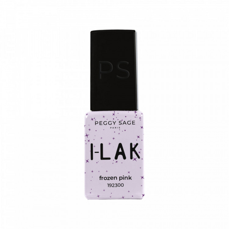 Vernis semi-permanent I-LAK - frozen pink - brillance, tenue 3 semaines