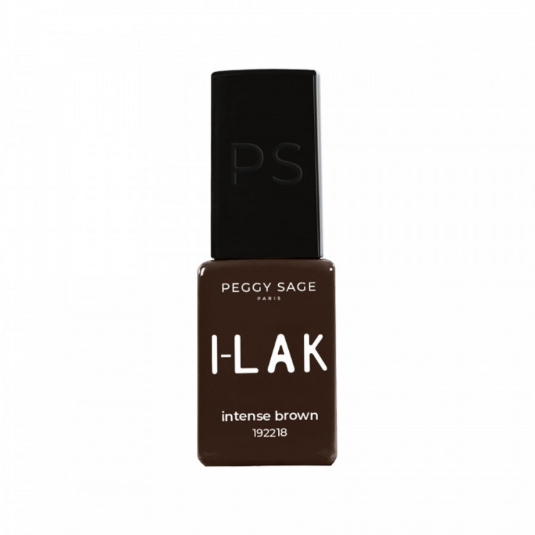 Vernis semi-permanent I-LAK - intense brown - couvrance pro, longue tenue
