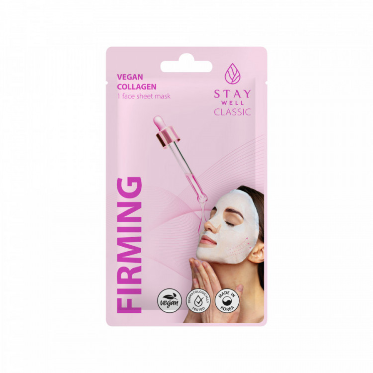 Masque visage Vegan Collagen Firming - fermeté, élasticité, soin vegan