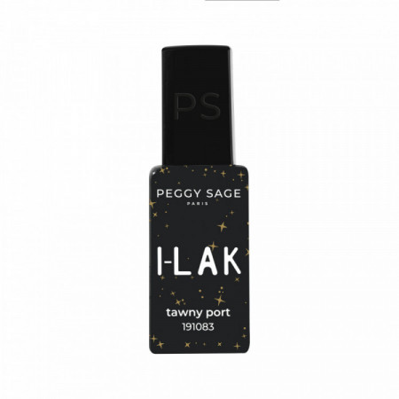 Vernis semi-permanent I-LAK - couleur Tawny Port, tenue longue durée