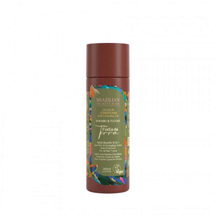 Soin sans rinçage multi-bénéfices Força Da Terra - tous types de cheveux 200ml