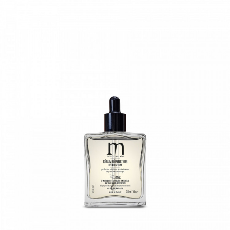 Sérum réparateur – pointes abîmées – nourrit, répare, brillance