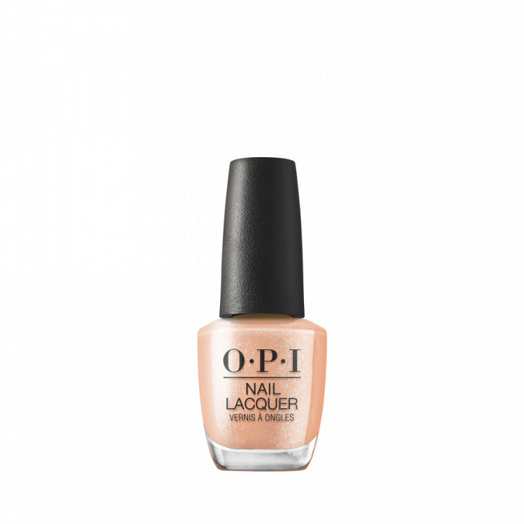Vernis à ongles Queens Rule – pêche irisé lumineux, brillance 7 jours