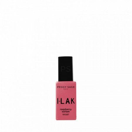 Vernis semi-permanent I-LAK – couleur Raspberry Sorbet, tenue longue durée