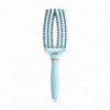 Fingerbrush Care Iconic Boar&Nylon Bubble Blue - flexible, douce, anti-casse
