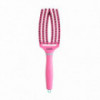 Fingerbrush Care Iconic Boar&Nylon Lollipop Pink - flexible, douce, anti-casse
