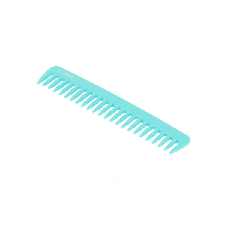Peigne démêloir dents larges Turquoise