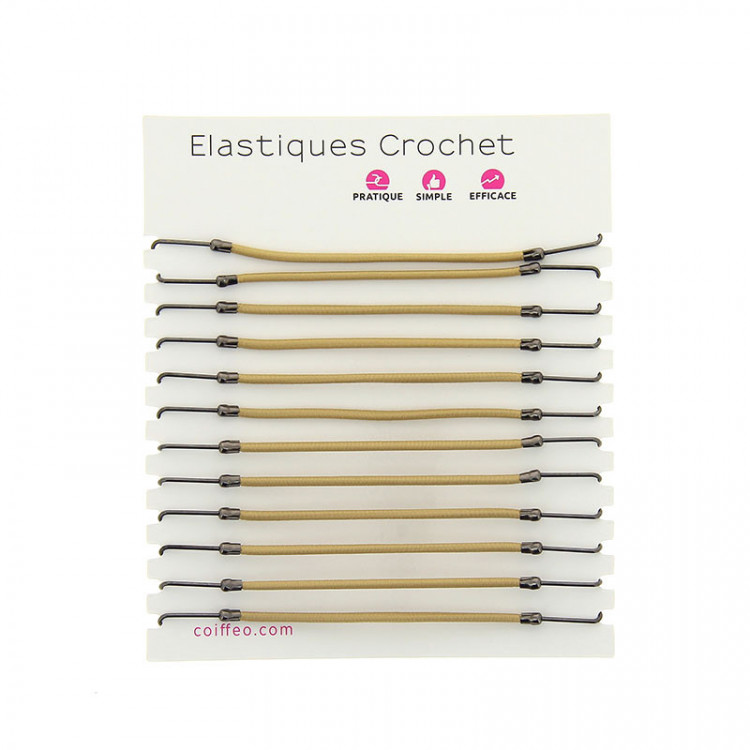 Elastique crochet Blond x12