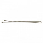 Pinces guiches ondulées bouts perlés 75mm 500g Bronze