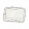 Trousse transparente PVC Blanc