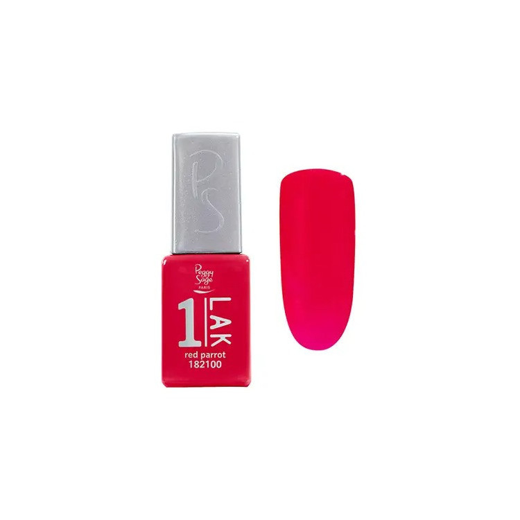 Mini vernis semi-permanent 1-LAK Red parrot