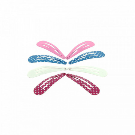 Barrette clic clac assorti x8