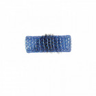 Lot de 12 rouleaux longs avec brosse L'Indéformable Bleu 26x65mm