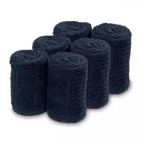 Serviettes pour chauffe-serviette vapeur x6 Noir