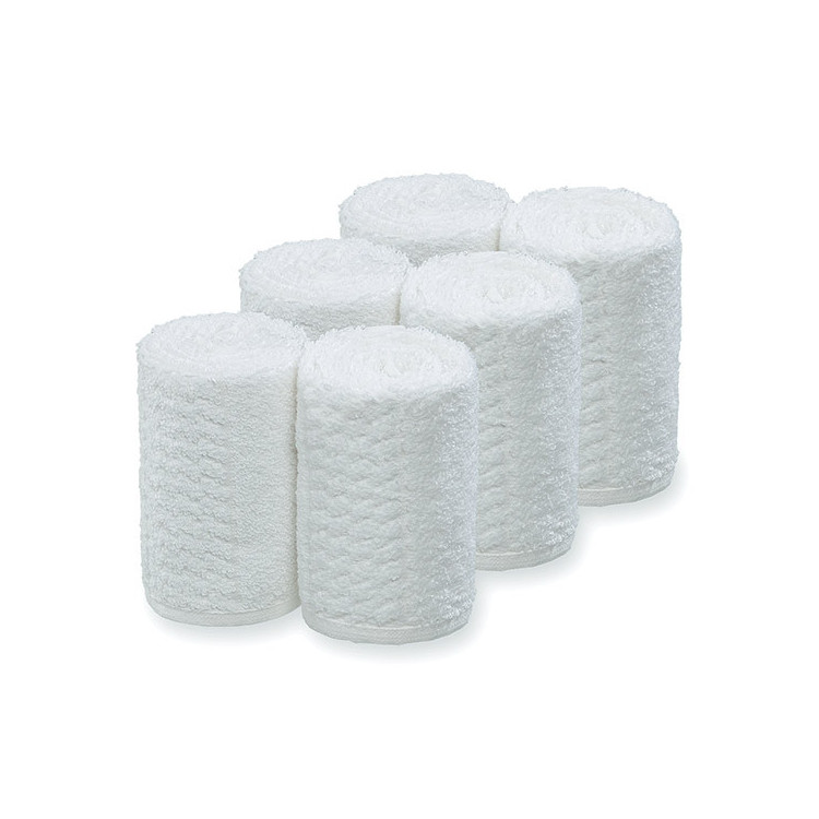 Serviettes pour chauffe-serviette vapeur x6 Blanc