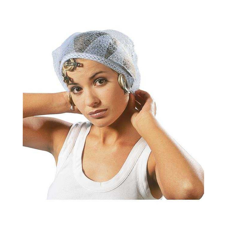 Bonnet avec ruban bleu ciel